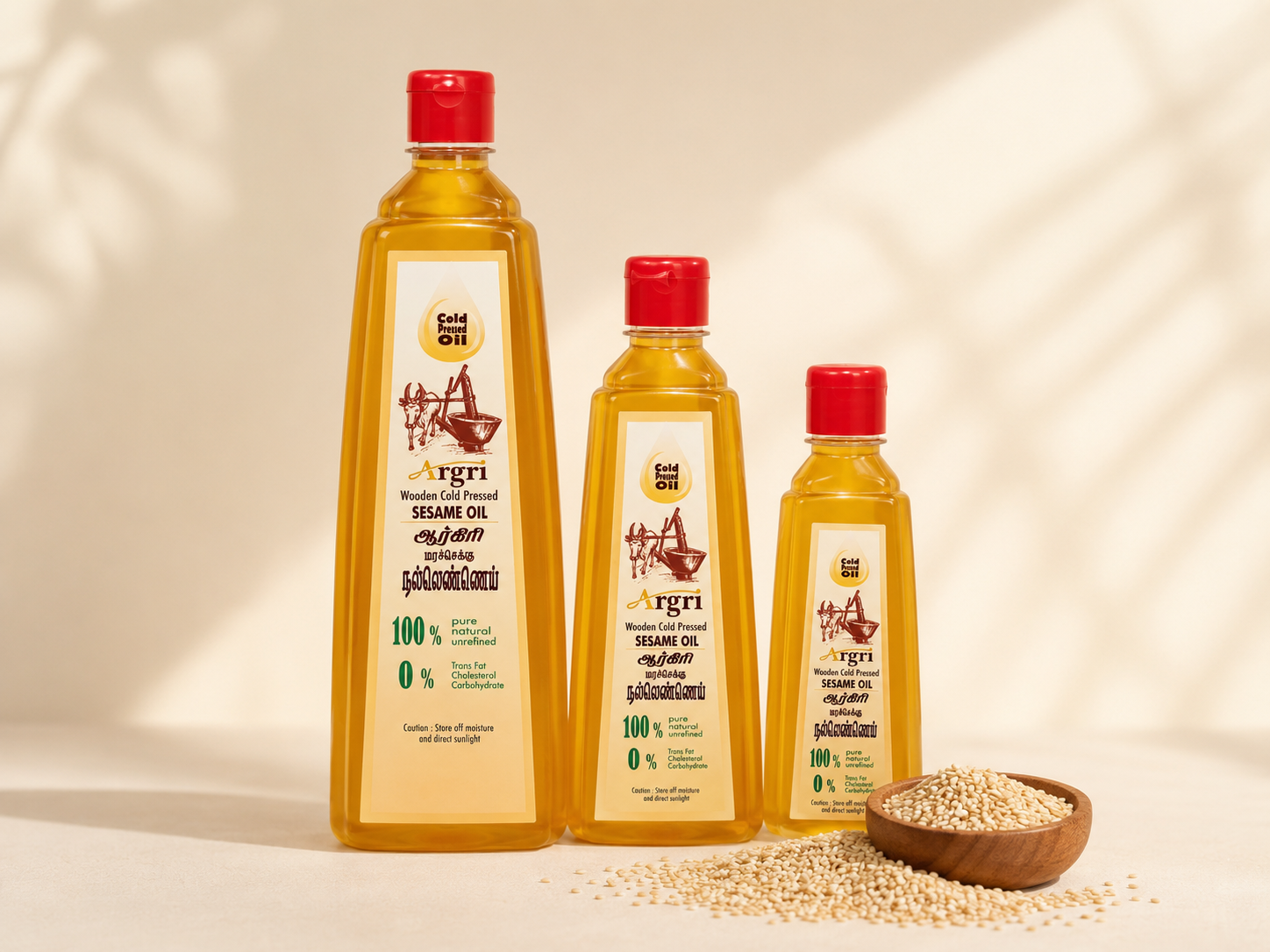 ARGRI cold pressed sesame oil
